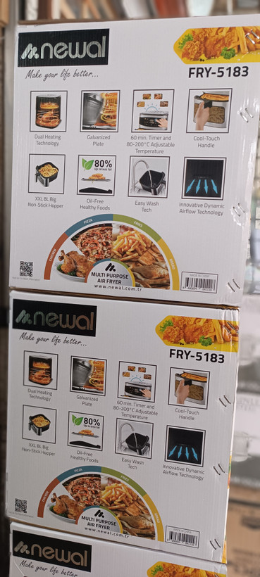 سرخ کن نوال دو المنت 8 لیتر 2000 وات مدل Newal FRY-5183